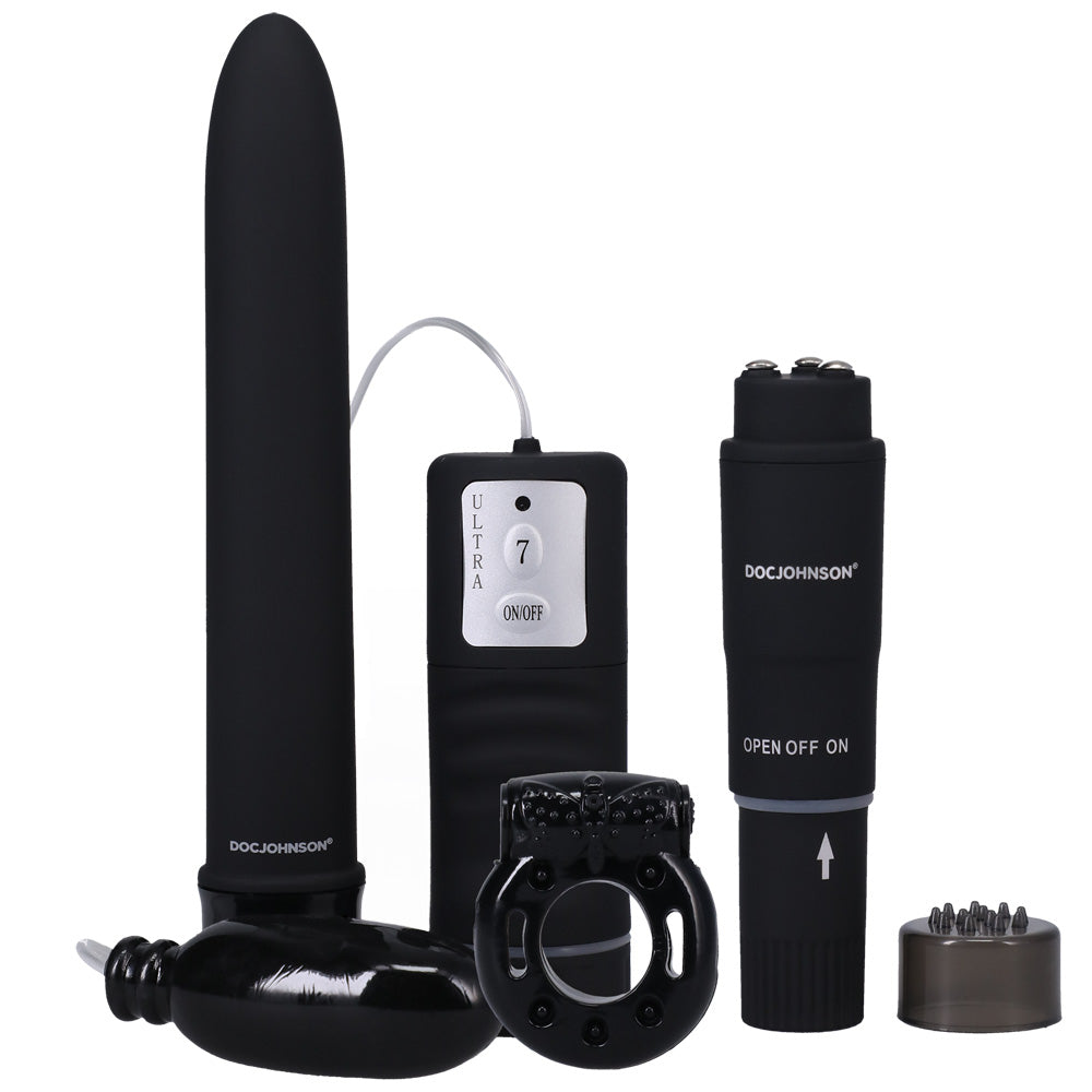 Black Magic Pleasure Kit Black | 782421082499 | Available at EroticWarehouse.com