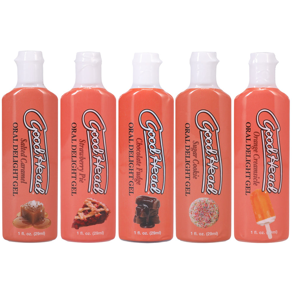 Goodhead Oral Delight Gel Desserts 5Pk 1 oz. | 782421083229 | Available at EroticWarehouse.com