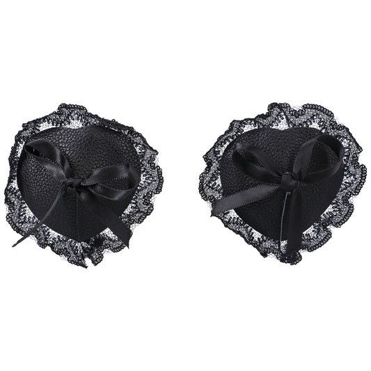 Lace Nipple Pasties In A Bag Black | 782421084202 | Available at EroticWarehouse.com