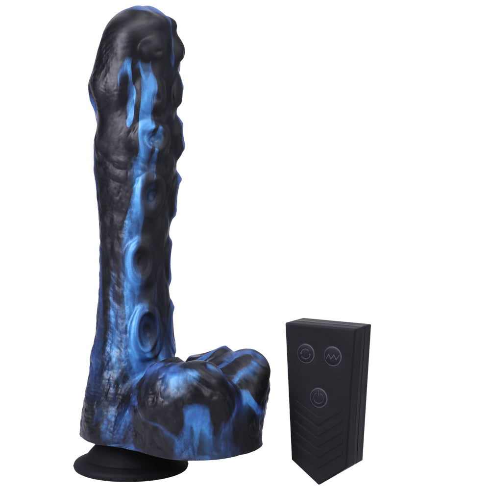 Fort Troff Tendril Thruster Mini Fuck Machine Rechargeable Silicone With Remote Blue/Black | 782421084561 | Available at EroticWarehouse.com
