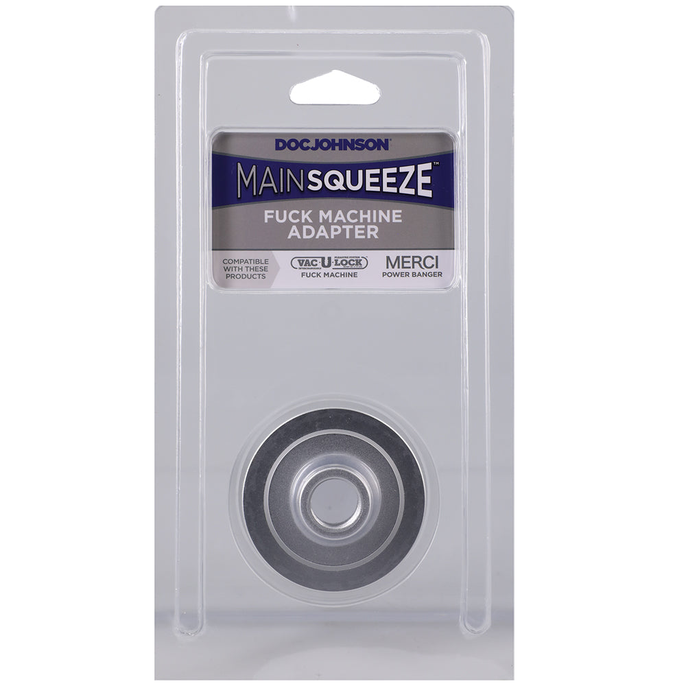 Main Squeeze Fuck Machine Adapter Metal | 782421088088 | Available at EroticWarehouse.com