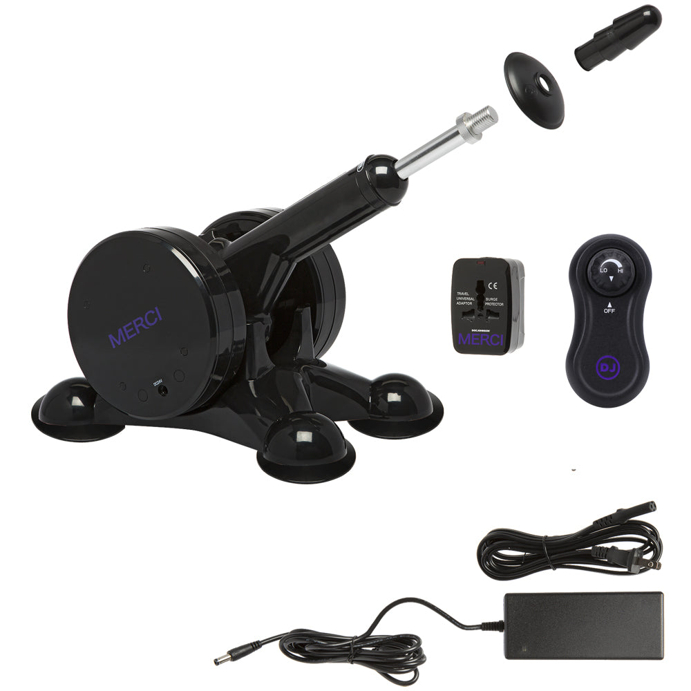 Merci Power Banger Fuck Machine With Wireless Remote Black Violet | 782421088415 | Available at EroticWarehouse.com