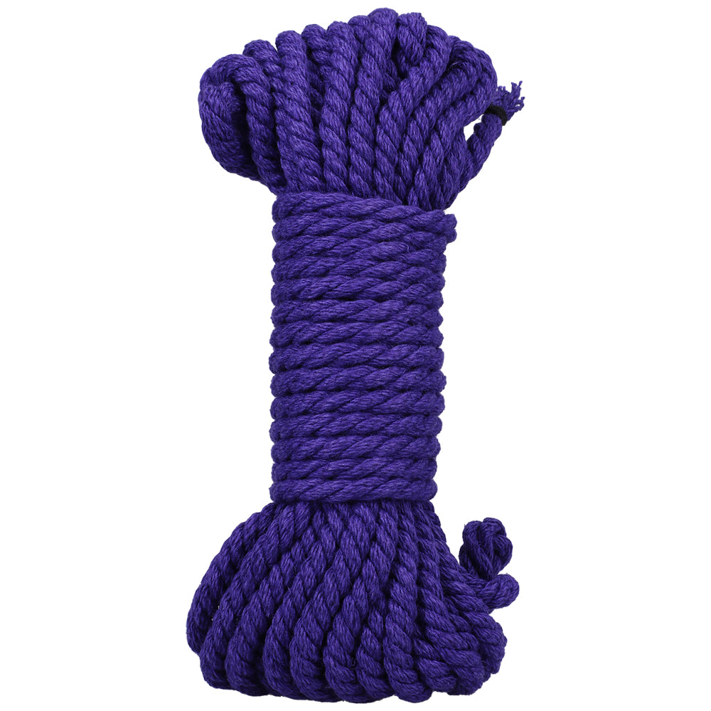 Merci Bind & Tie 6mm Hemp Bondage Rope 30 Feet Violet | 782421089412 | Available at EroticWarehouse.com