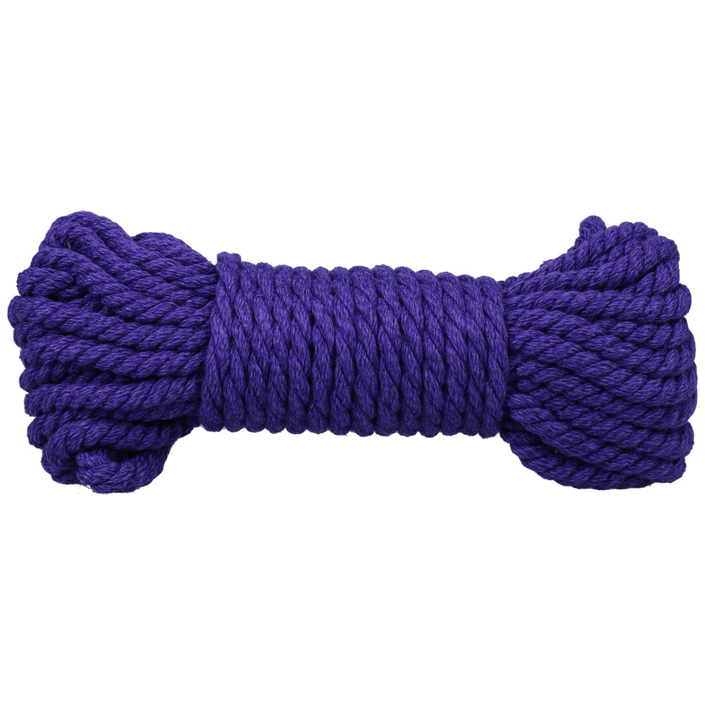 Merci Bind & Tie 6mm Hemp Bondage Rope 30 Feet Violet | 782421089412 | Available at EroticWarehouse.com