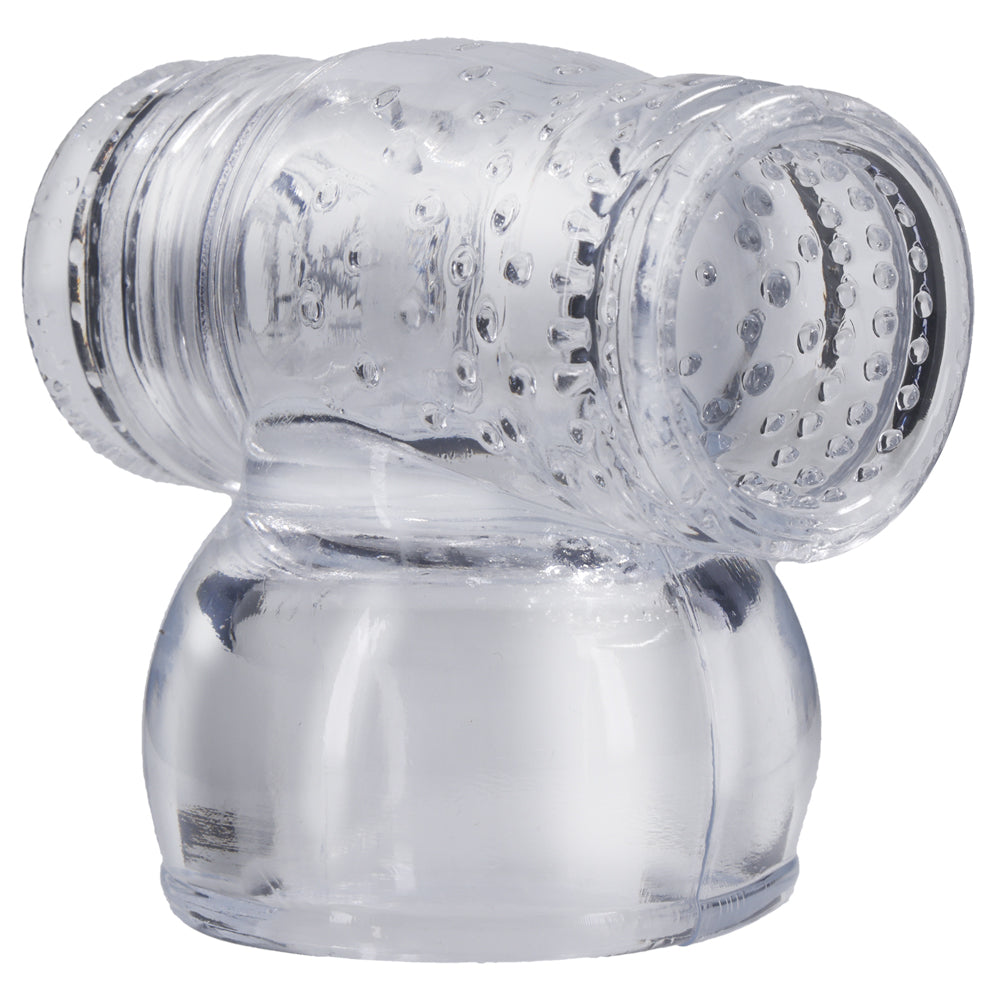 Merci Cock Stroker Wand Attachment Clear | 782421089726 | Available at EroticWarehouse.com