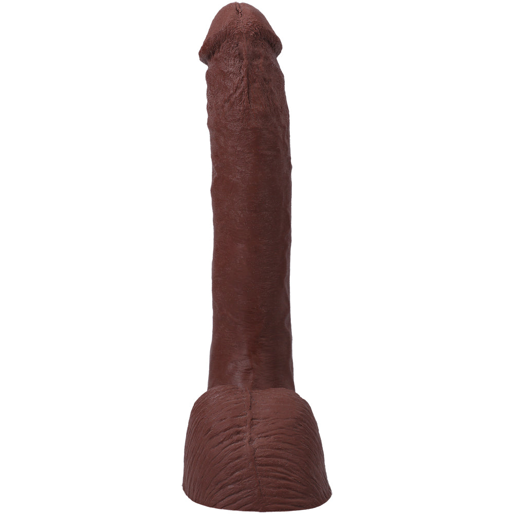 Signature Cocks Pressure 10" Ultraskyn Cock With Removable Vac-U-Lock Suction Cup Chocolate | 782421090128 | Available at EroticWarehouse.com