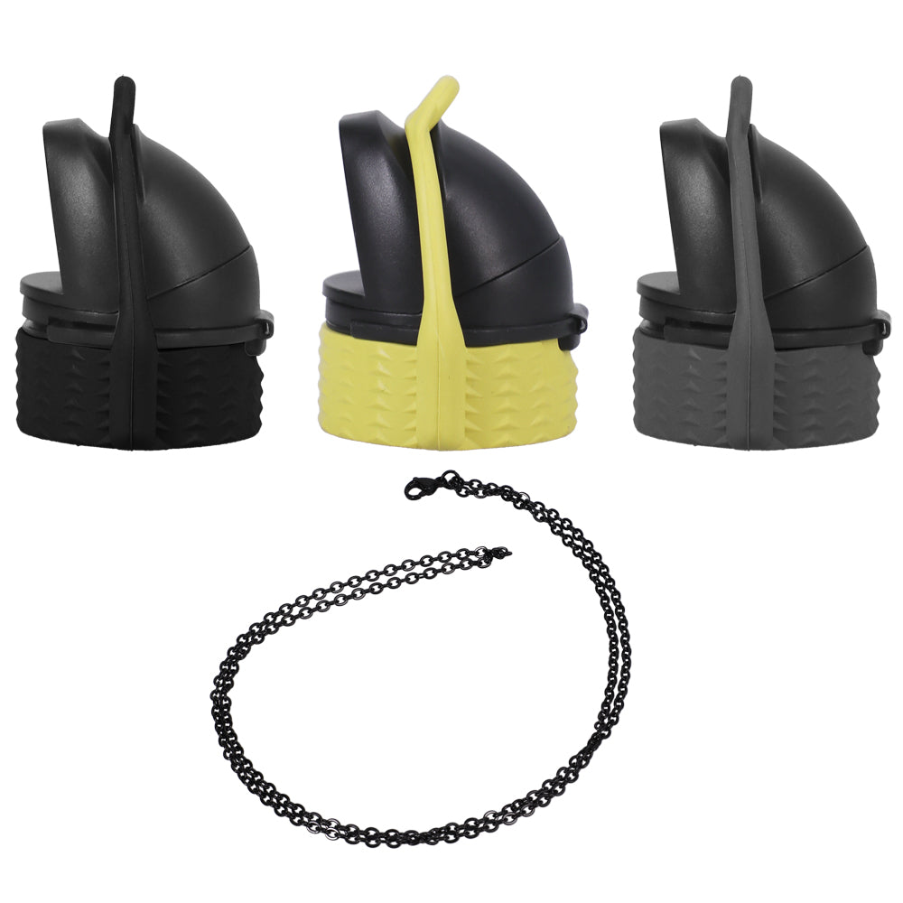Rock Solid EZ Top Set Of 3 Black, Yellow, Grey | 782421090159 | Available at EroticWarehouse.com