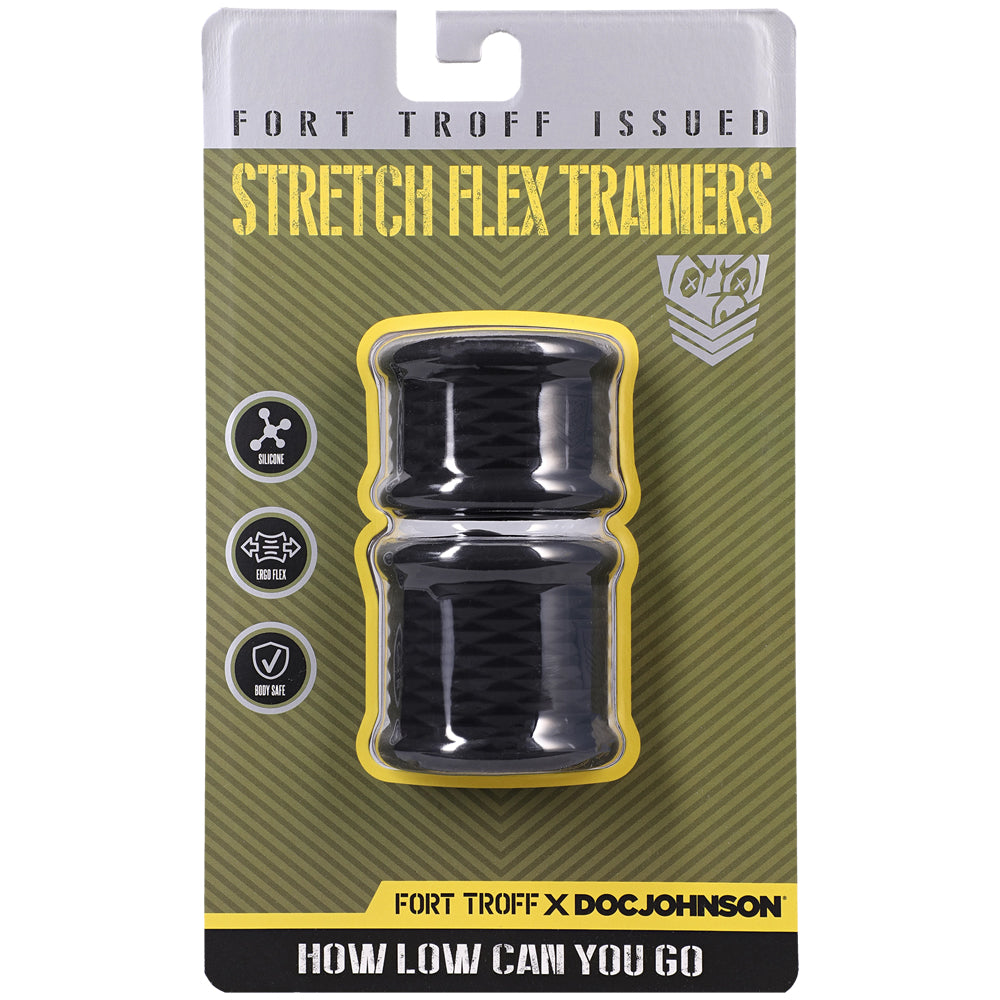 Fort Troff Stretch Flex Trainers Black | 782421090524 | Available at EroticWarehouse.com