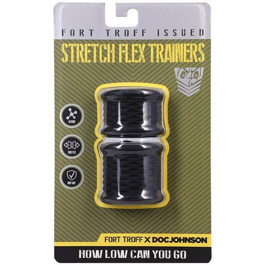 Fort Troff Stretch Flex Trainers Black | 782421090524 | Available at EroticWarehouse.com