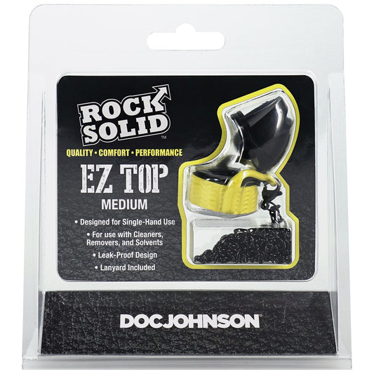 Rock Solid EZ Top Medium Black, Yellow | 782421091767 | Available at EroticWarehouse.com