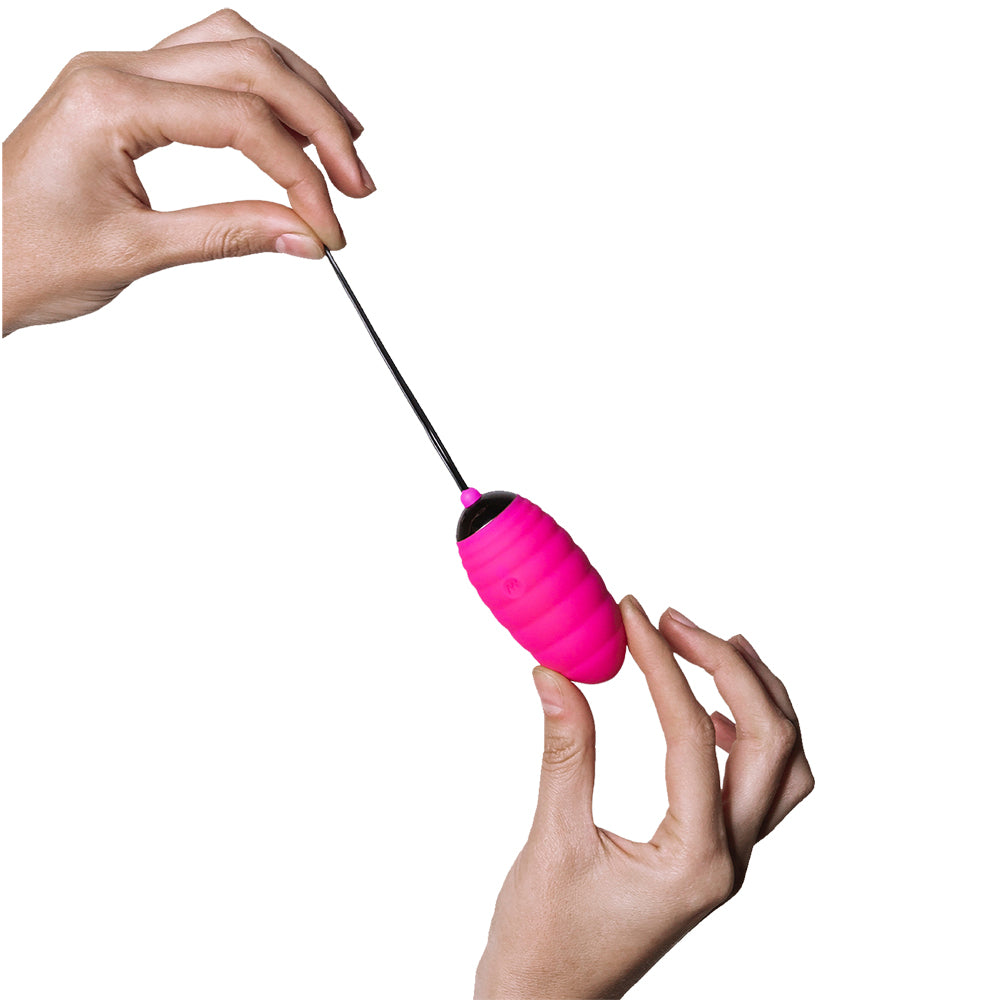 Adrien Lastic Ocean Breeze 2.0 Ultra Powerful Vibrating Egg Pink/Black | 782421093655 | Available at EroticWarehouse.com