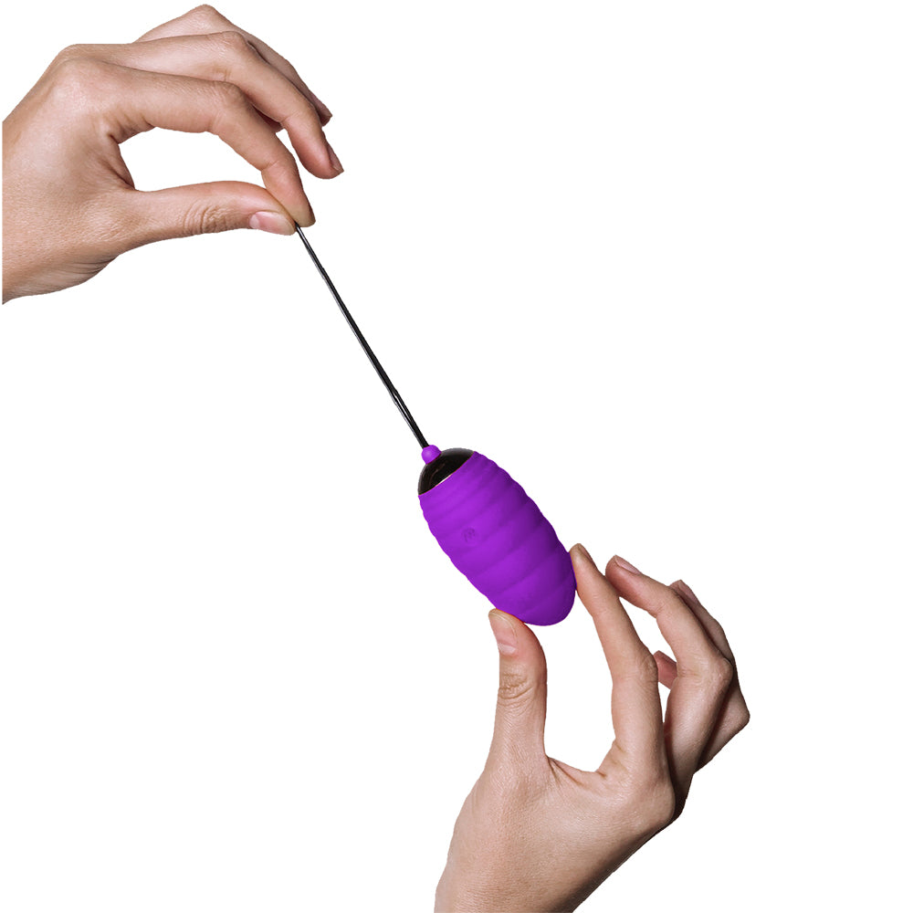 Adrien Lastic Ocean Breeze 2.0 Ultra Powerful Vibrating Egg Purple/Black | 782421093662 | Available at EroticWarehouse.com