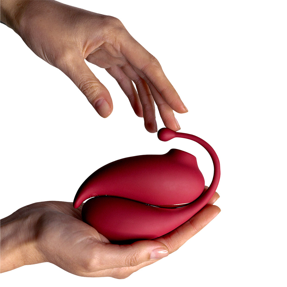 Adrien Lastic Inspiration App Controlled Clitoral Suction Vibrating Egg Wine | 782421093693 | Available at EroticWarehouse.com