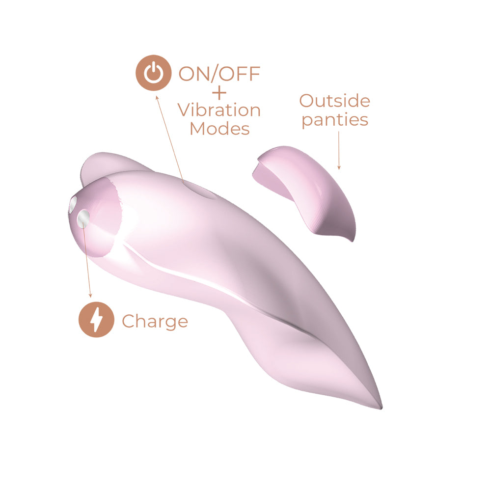 Adrien Lastic Temptation Hands-Free Clitoral Stimulator Pink | 782421093730 | Available at EroticWarehouse.com