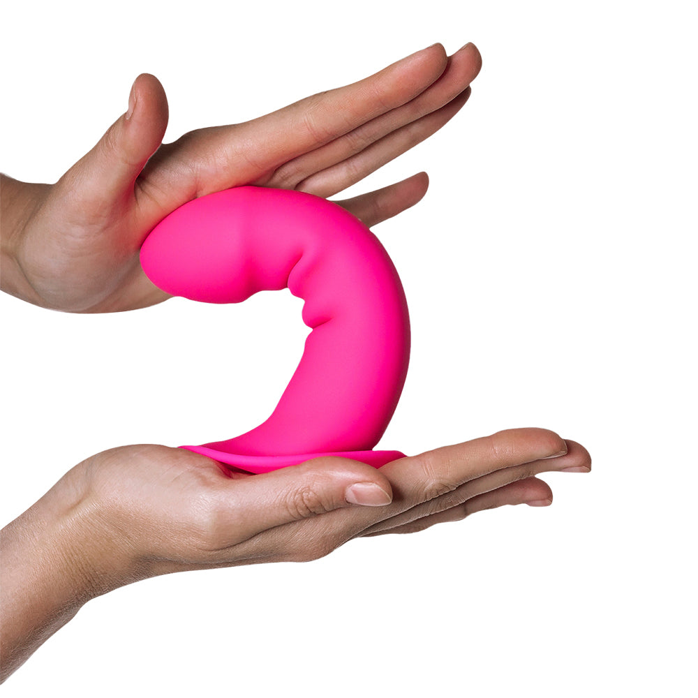 Adrien Lastic Hitsens 2 Dual Density Silicone Dildo Pink | 782421093754 | Available at EroticWarehouse.com