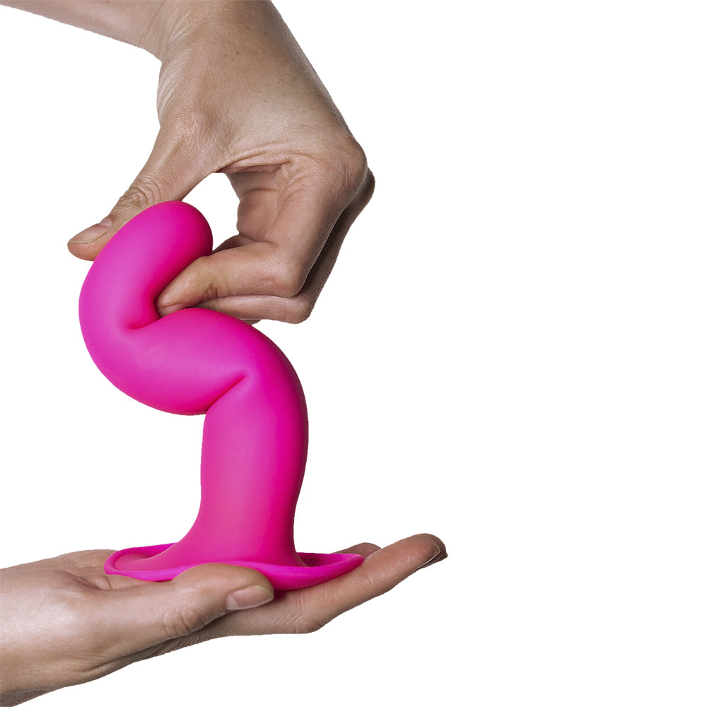 Adrien Lastic Hitsens 4 Dual Density Silicone Dildo Pink | 782421093785 | Available at EroticWarehouse.com