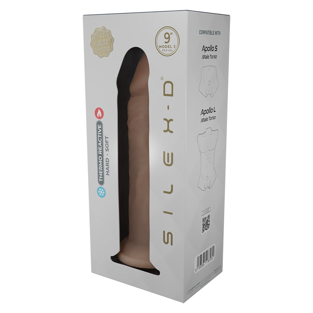 Silex-D Liquid Silicone Model 2 Dildo 9" Vanilla | 782421093983 | Available at EroticWarehouse.com