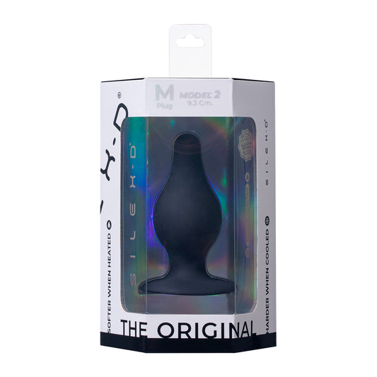 Silex-D The Original Plug Model 2 Dildo 3.5" M Black | 782421094065 | Available at EroticWarehouse.com