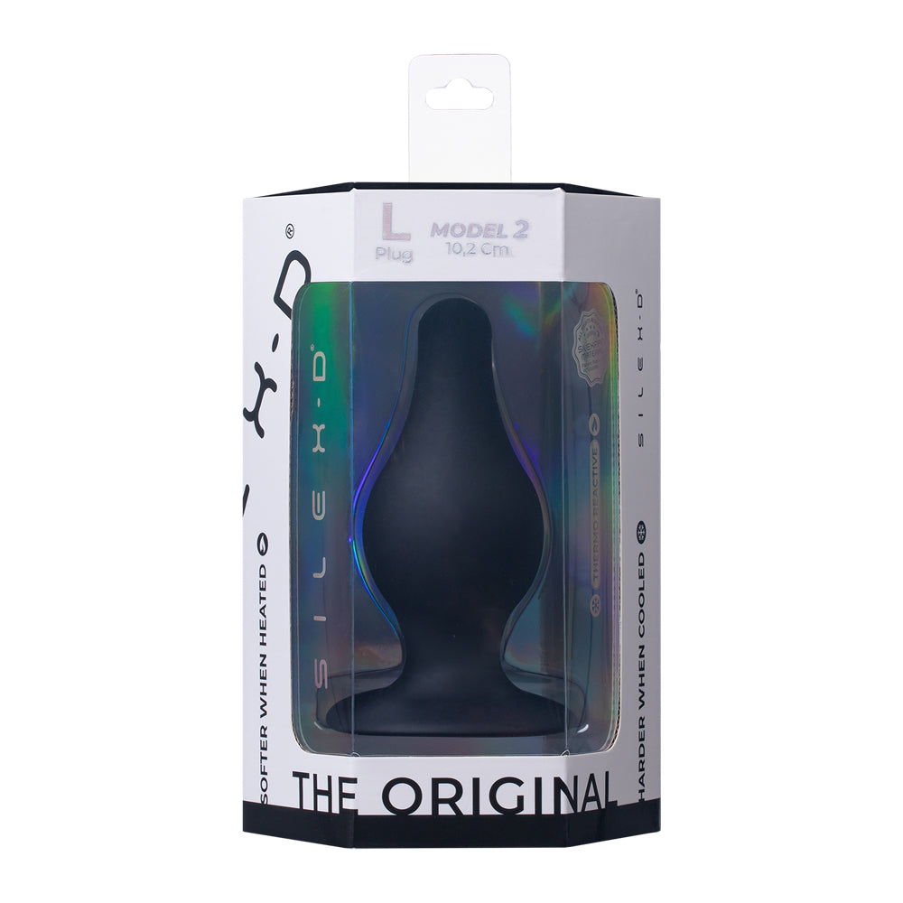 Silex-D The Original Plug Model 2 Dildo 4" L Black | 782421094072 | Available at EroticWarehouse.com