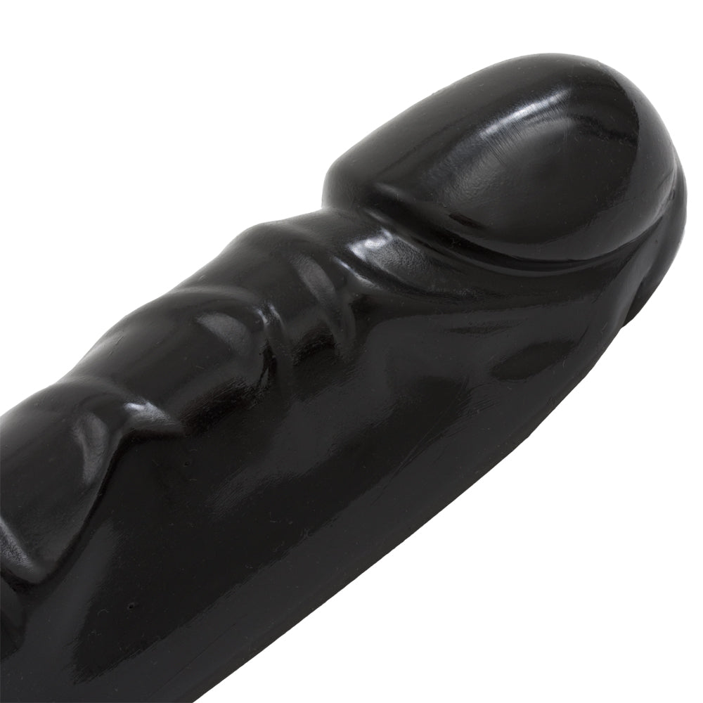 Jr. Veined Double Header - 12" Black | 782421104504 | Available at EroticWarehouse.com