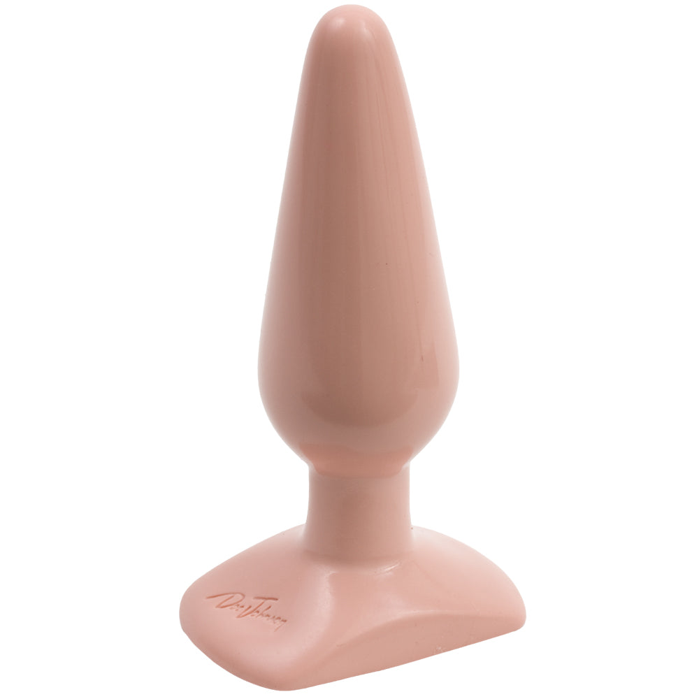 Classic Butt Plug - Smooth - Medium White | 782421110000 | Available at EroticWarehouse.com