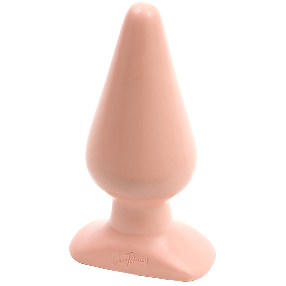 Classic Butt Plug - Smooth - Large White | 782421110208 | Available at EroticWarehouse.com