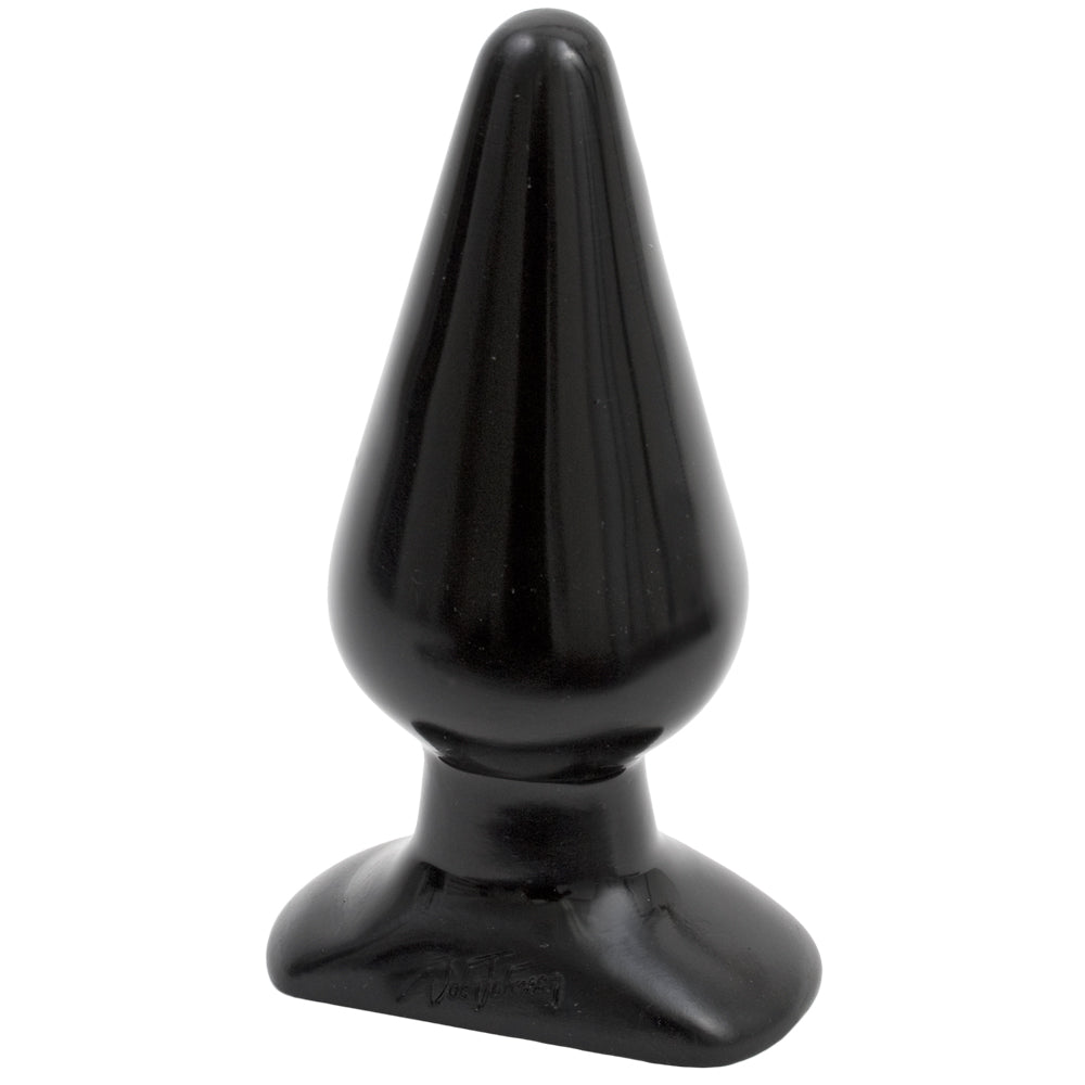 Classic Butt Plug - Smooth - Large Black | 782421110802 | Available at EroticWarehouse.com