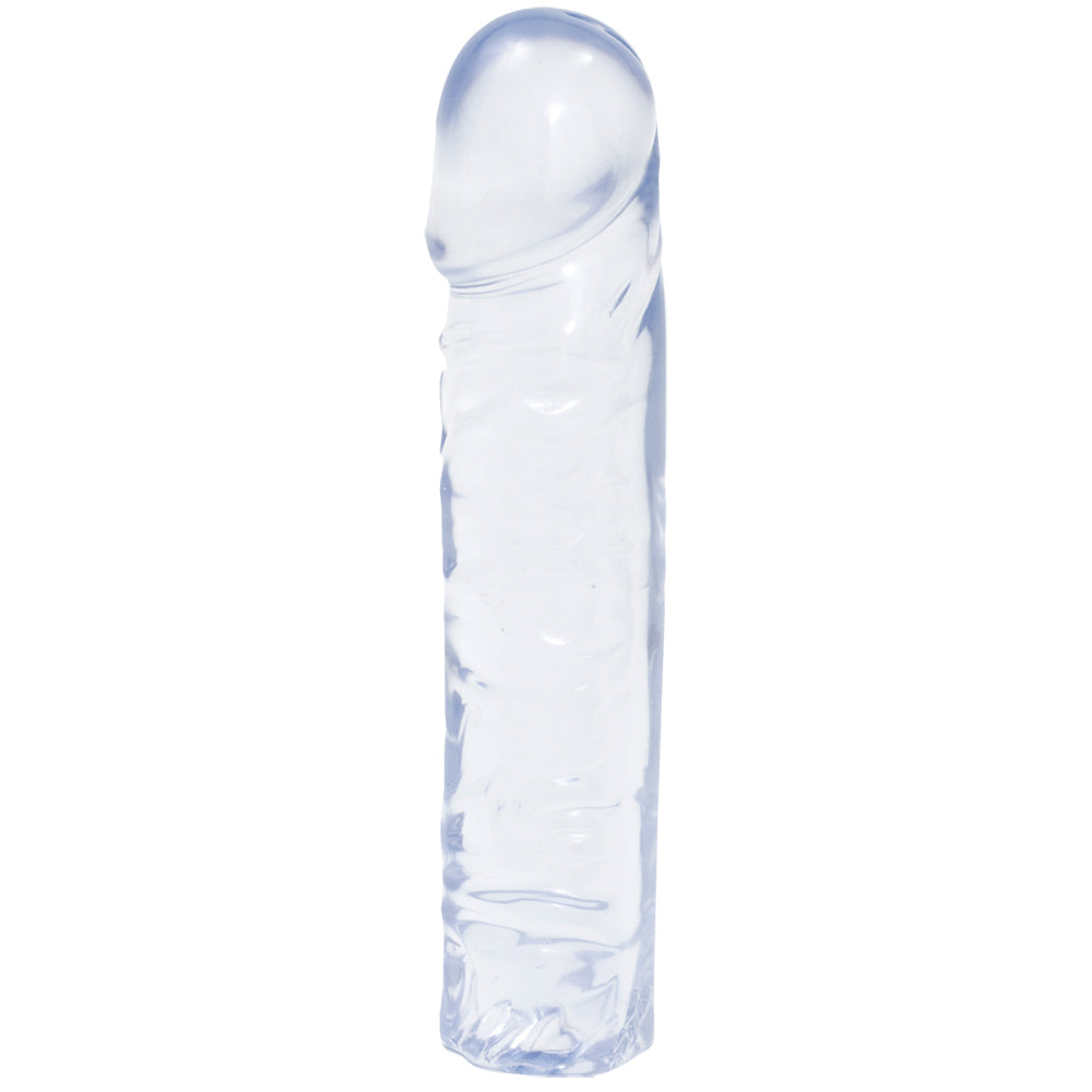 Crystal Jellies - 8" Classic Dong Clear | 782421123307 | Available at EroticWarehouse.com