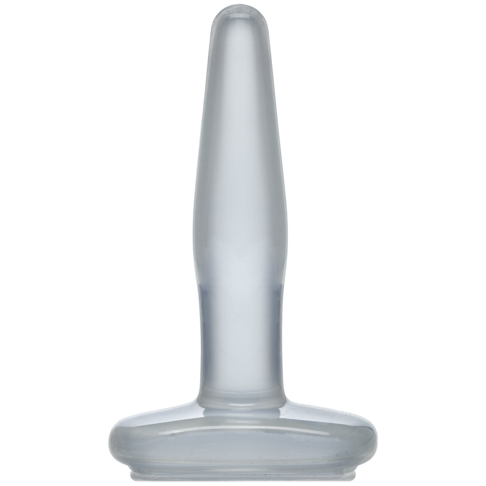 Crystal Jellies - Small Butt Plug Clear | 782421125103 | Available at EroticWarehouse.com