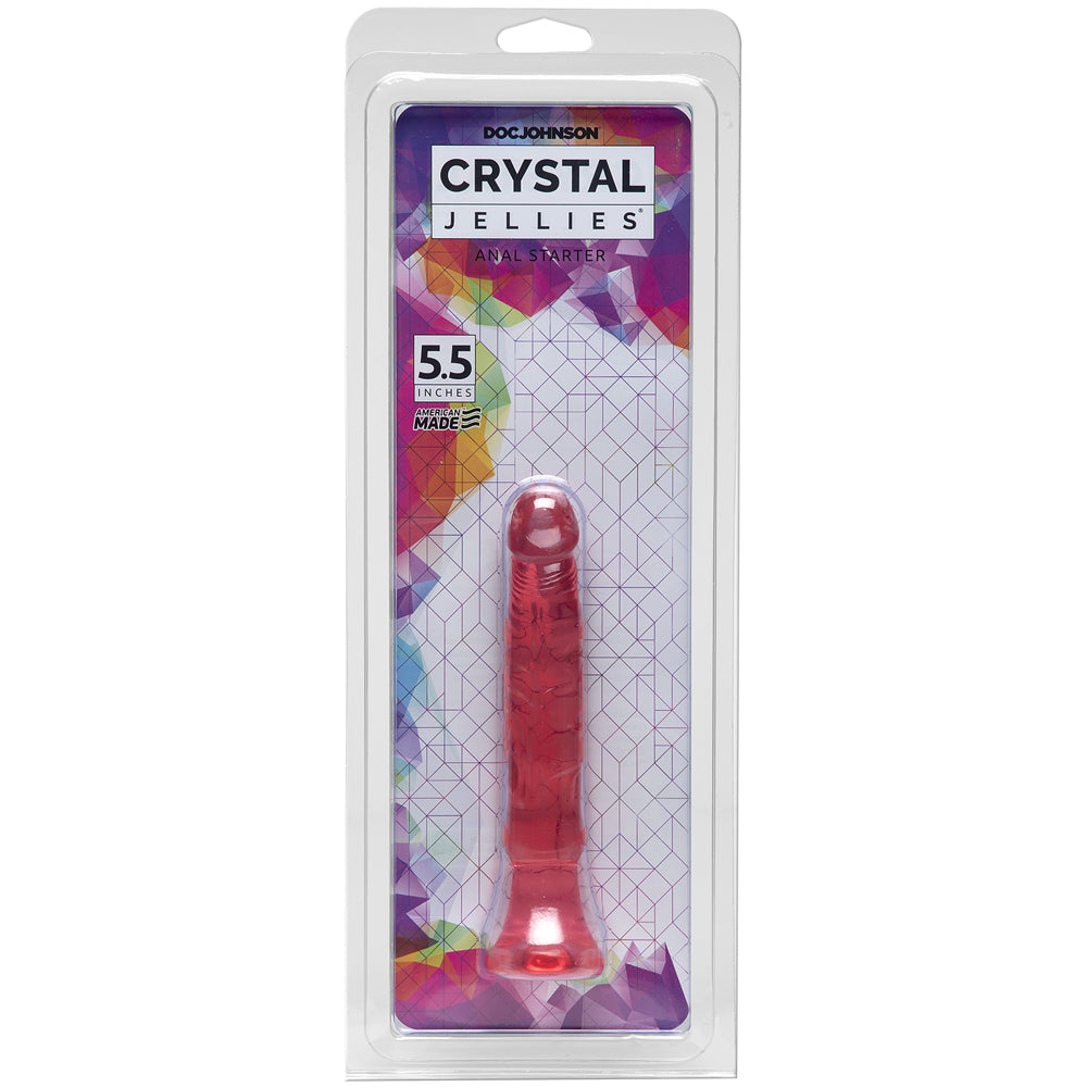 Crystal Jellies - Anal Delight - 5" Pink | 782421509507 | Available at EroticWarehouse.com