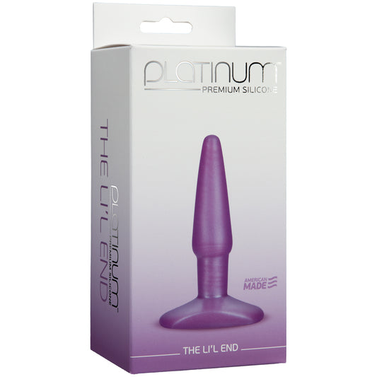 Platinum Premium Silicone - The Li'L End Purple | 782421917913 | Available at EroticWarehouse.com