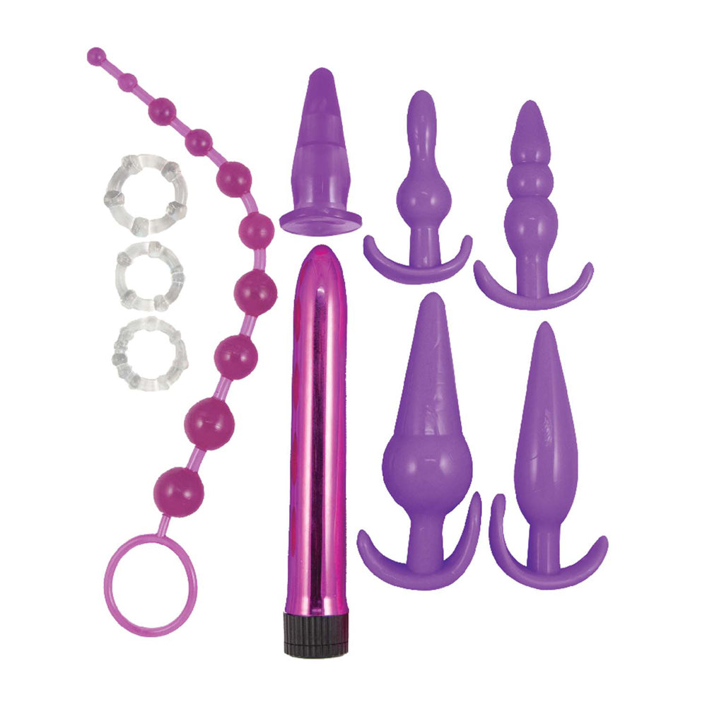 Purple Elite Collection Anal Play Kit Purple | 782631031201 | Available at EroticWarehouse.com