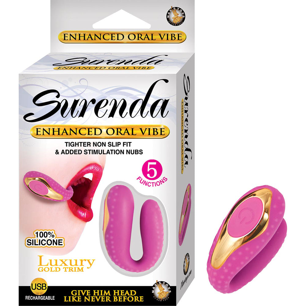 Surenda Enhanced Oral Vibe Pink | 782631274011 | Available at EroticWarehouse.com