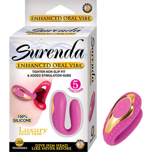 Surenda Enhanced Oral Vibe Pink | 782631274011 | Available at EroticWarehouse.com