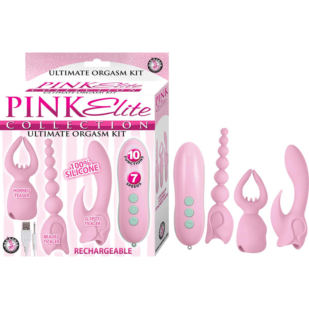 Pink Elite Collection Ultimate Orgasm Kit Pink | 782631291209 | Available at EroticWarehouse.com