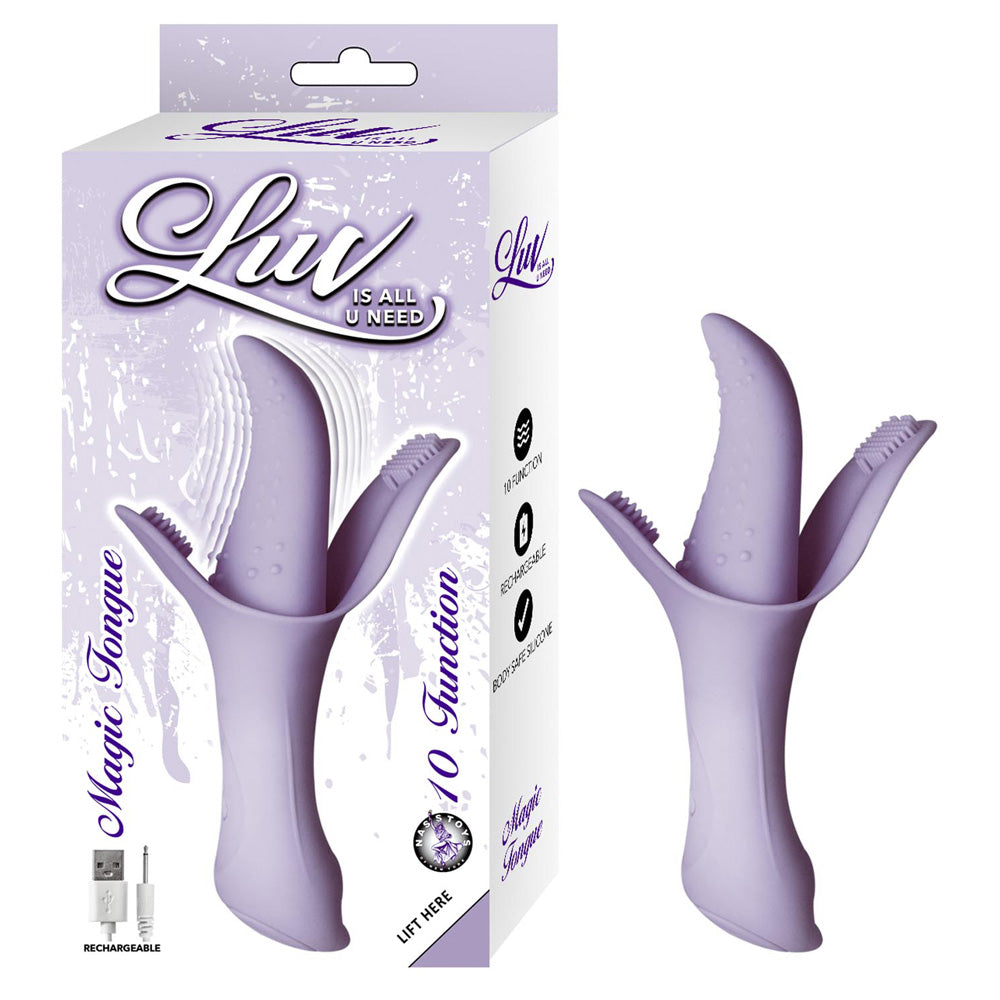 Luv Magic Tongue Lavender | 782631301229 | Available at EroticWarehouse.com