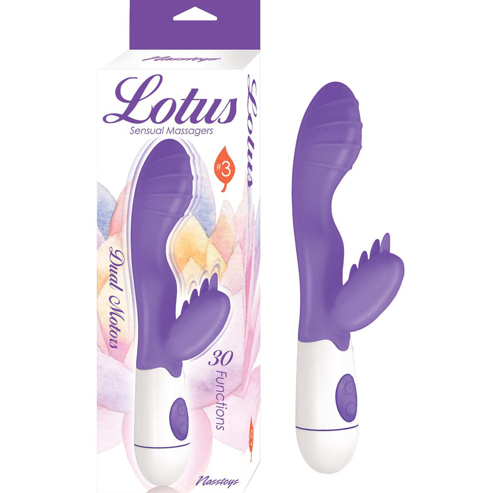 Lotus Sensual Massagers #3 Purple | 782631301625 | Available at EroticWarehouse.com