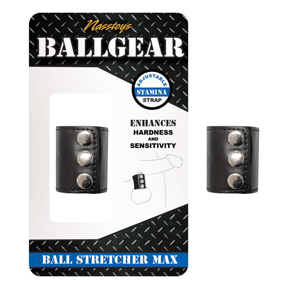 Ballgear Ball Stretcher Max Black | 782631303506 | Available at EroticWarehouse.com