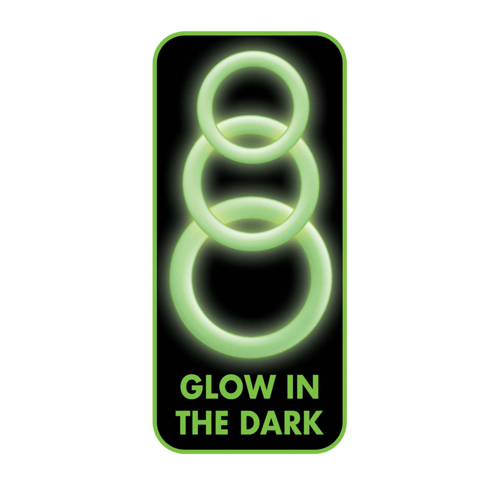 Enhancer Green Glow Rings | 782631308709 | Available at EroticWarehouse.com