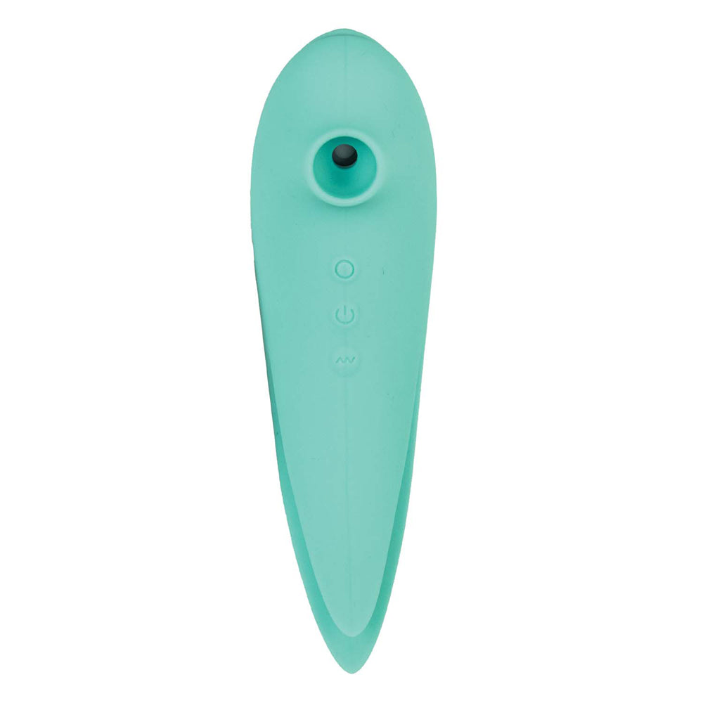 Mystique Vibrating Massagers Suction Vibe Aqua | 782631309720 | Available at EroticWarehouse.com