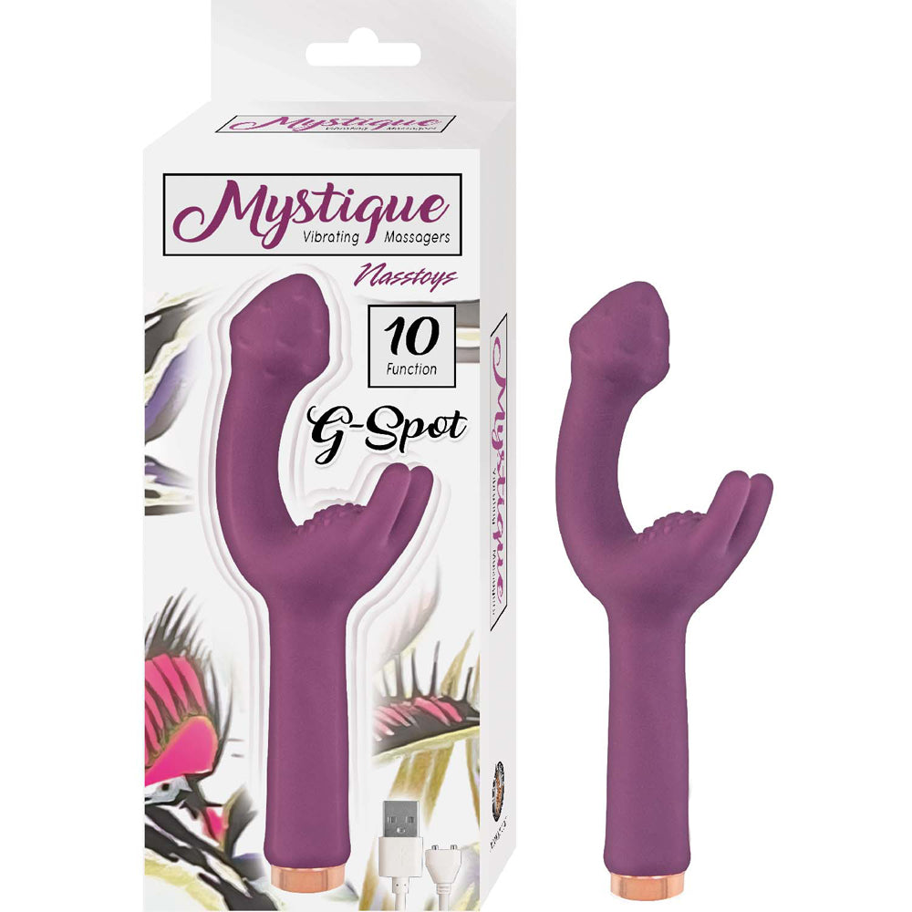 Mystique Vibrating Massagers G Spot Eggplant | 782631309928 | Available at EroticWarehouse.com