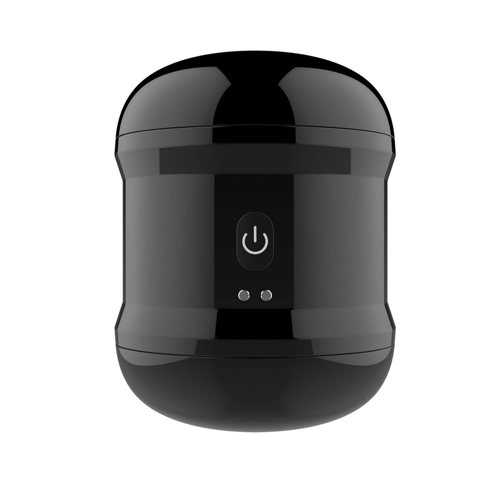 Dynamo Vibrating Masturbator Cup Black | 782631310627 | Available at EroticWarehouse.com