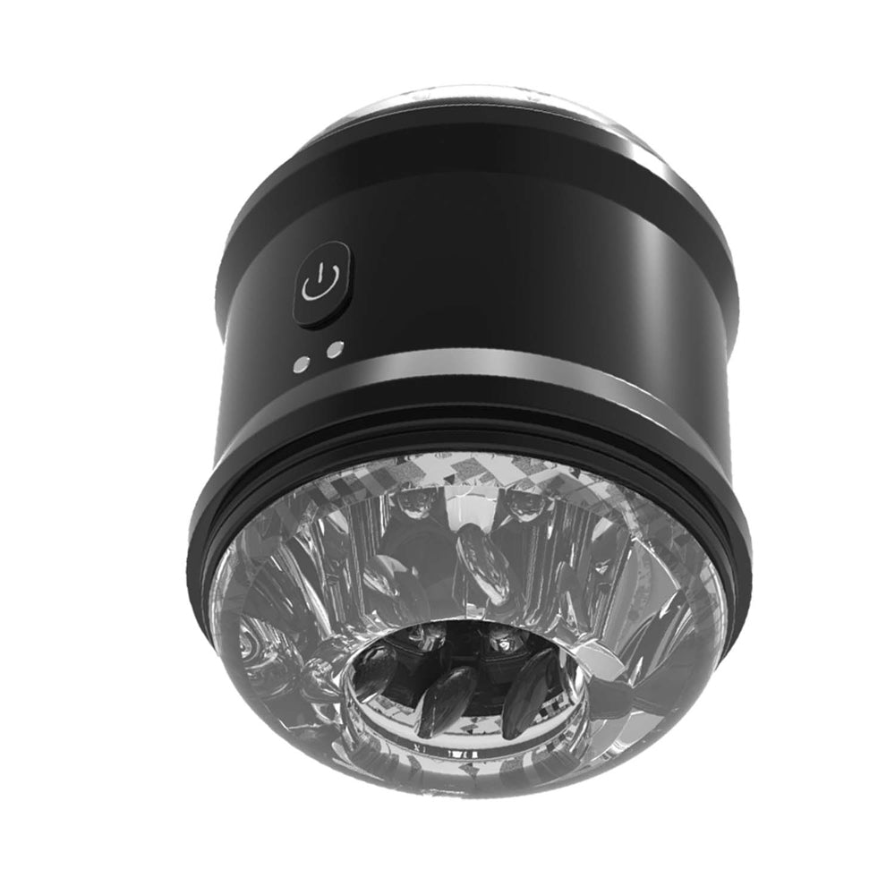 Dynamo Vibrating Masturbator Cup Black | 782631310627 | Available at EroticWarehouse.com