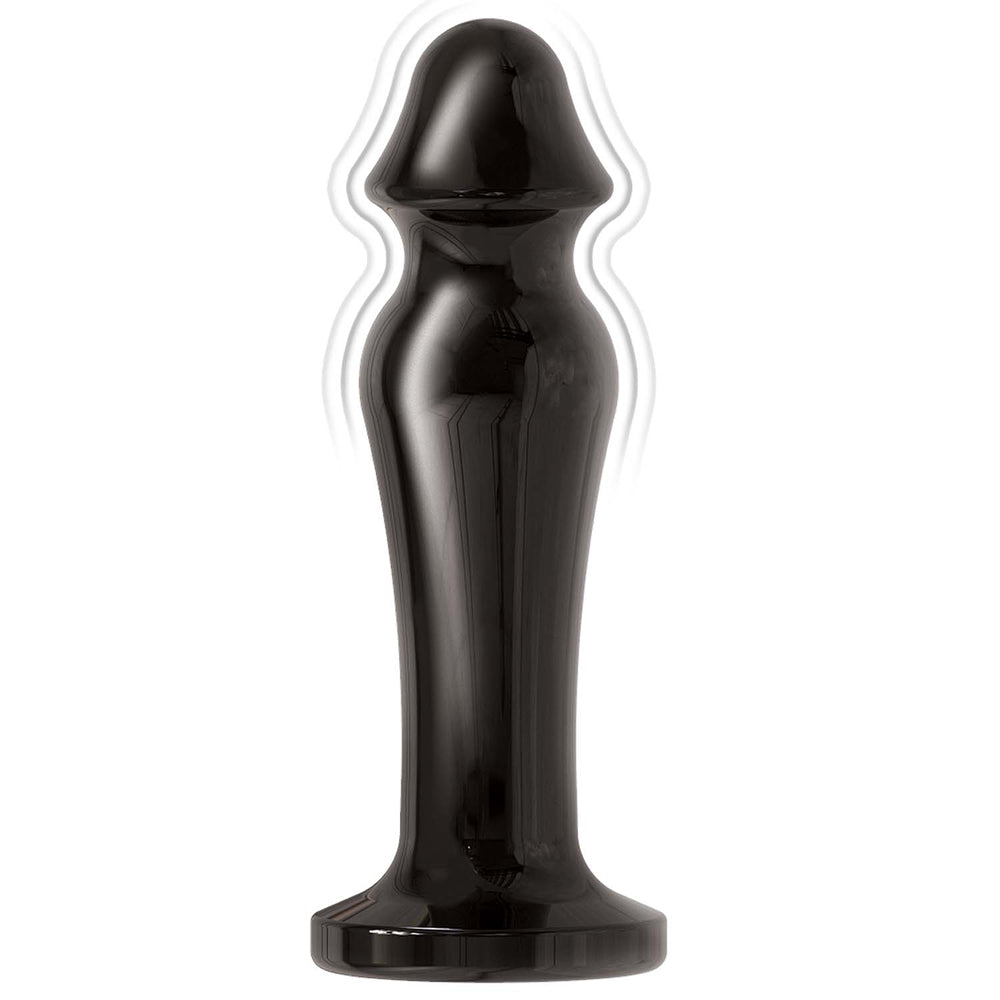 Ass-Sation Remote Vibrating Metal Anal Lover Black | 782631311624 | Available at EroticWarehouse.com