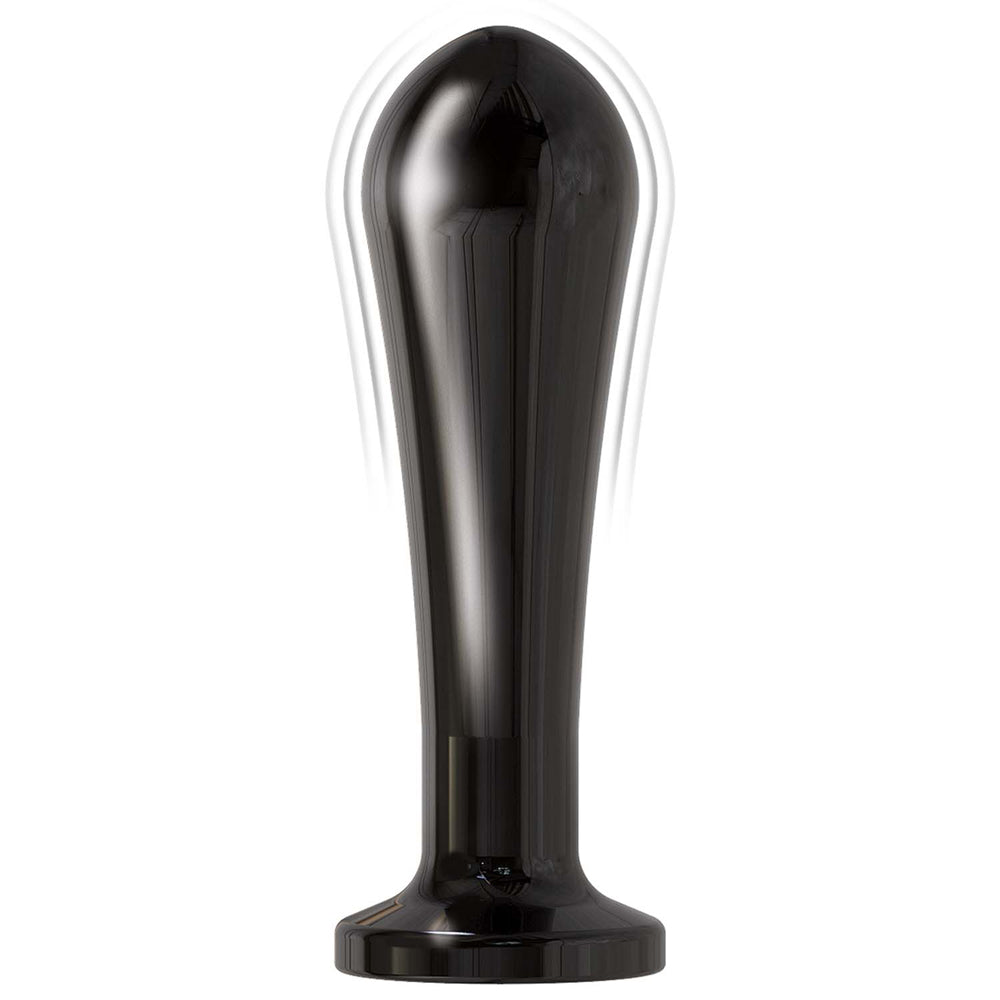 Ass-Sation Remote Vibrating Metal Anal Bulb Black | 782631311723 | Available at EroticWarehouse.com