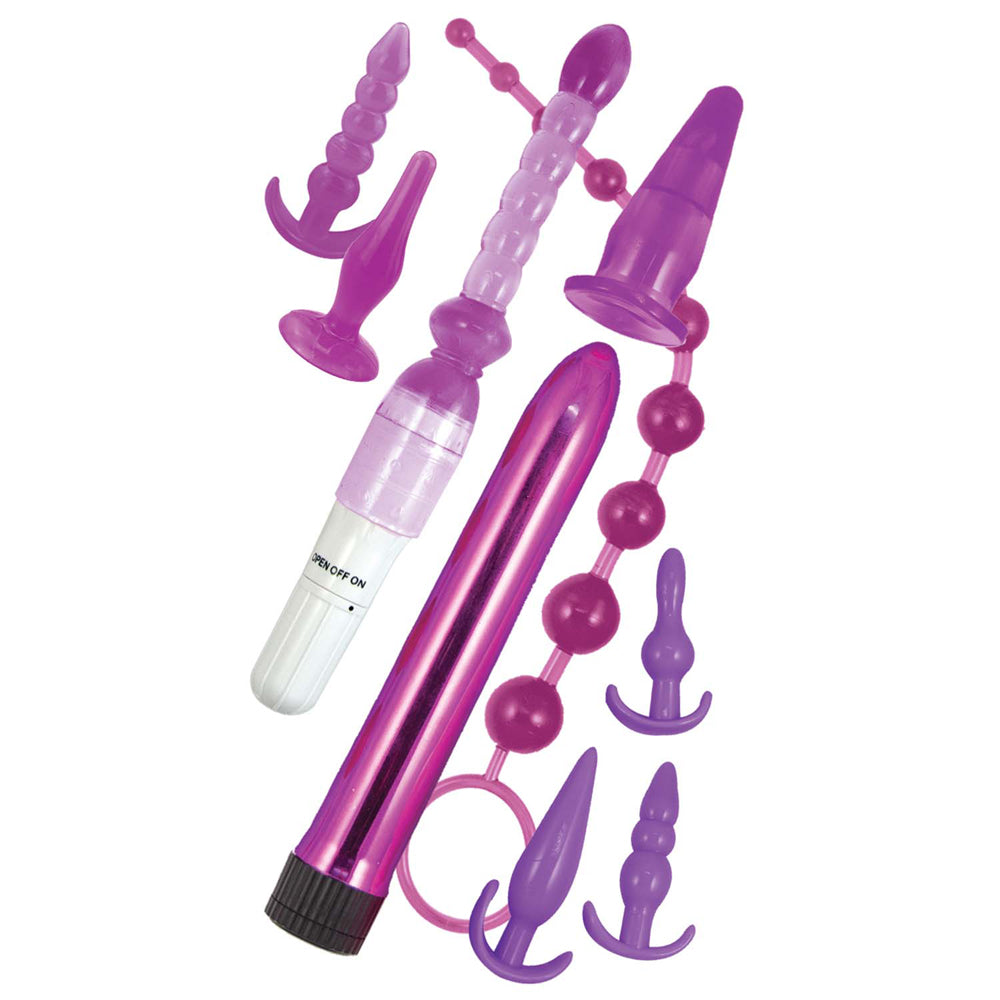Purple Elite Collection Supreme Anal Play Kit Purple | 782631312102 | Available at EroticWarehouse.com