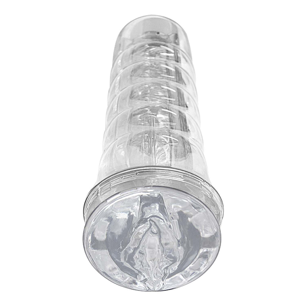 Dream-Lite Crystal Vagina Masturbator Clear | 782631312317 | Available at EroticWarehouse.com