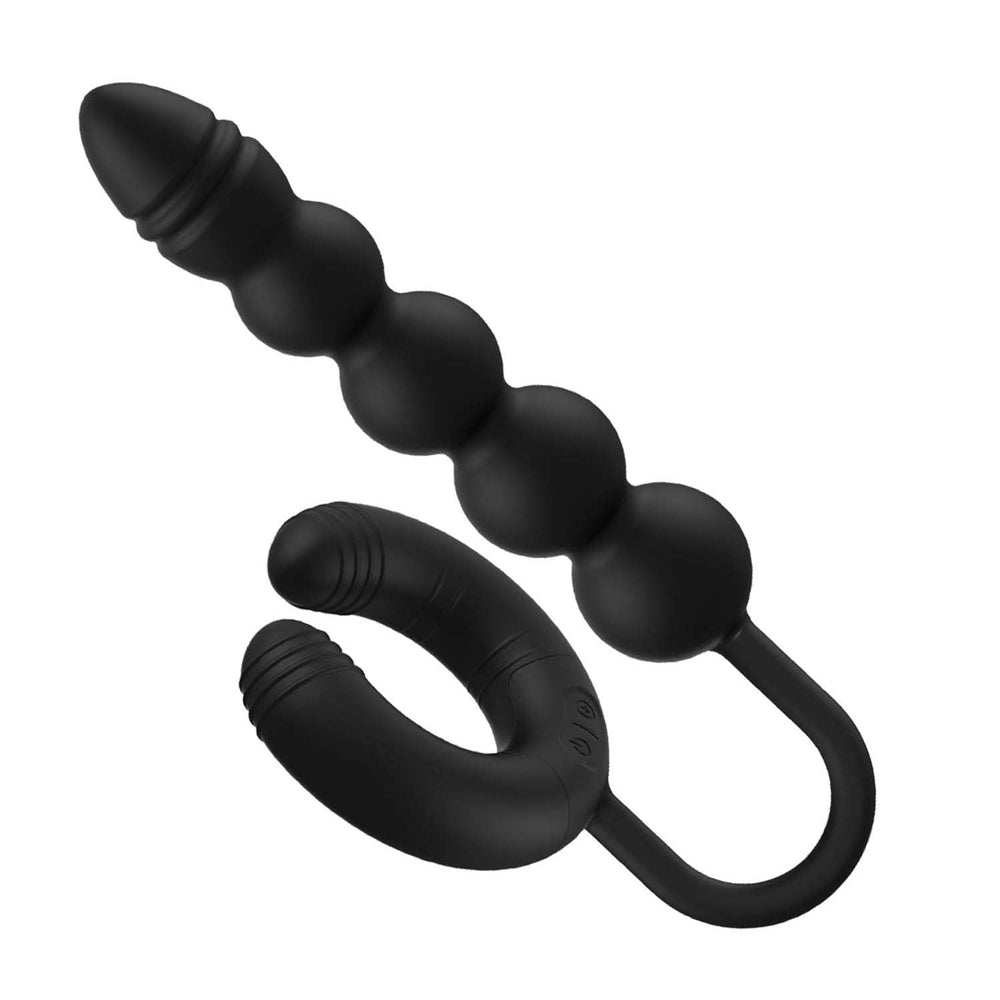 Atomic Dual Exciter Black | 782631312706 | Available at EroticWarehouse.com