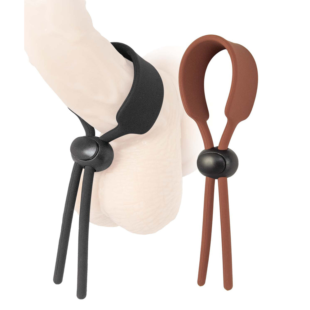 Cock Loops Brown & Black | 782631312904 | Available at EroticWarehouse.com