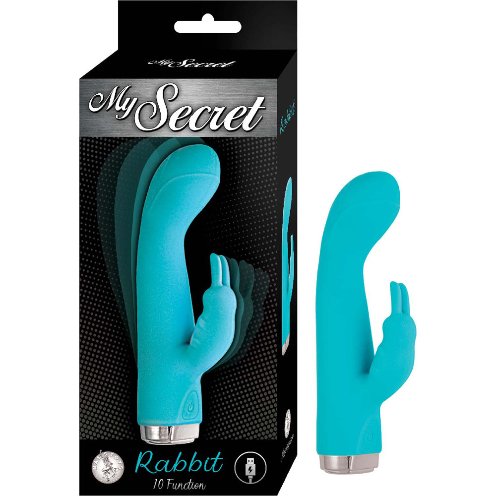 My Secret Rabbit Aqua | 782631314717 | Available at EroticWarehouse.com
